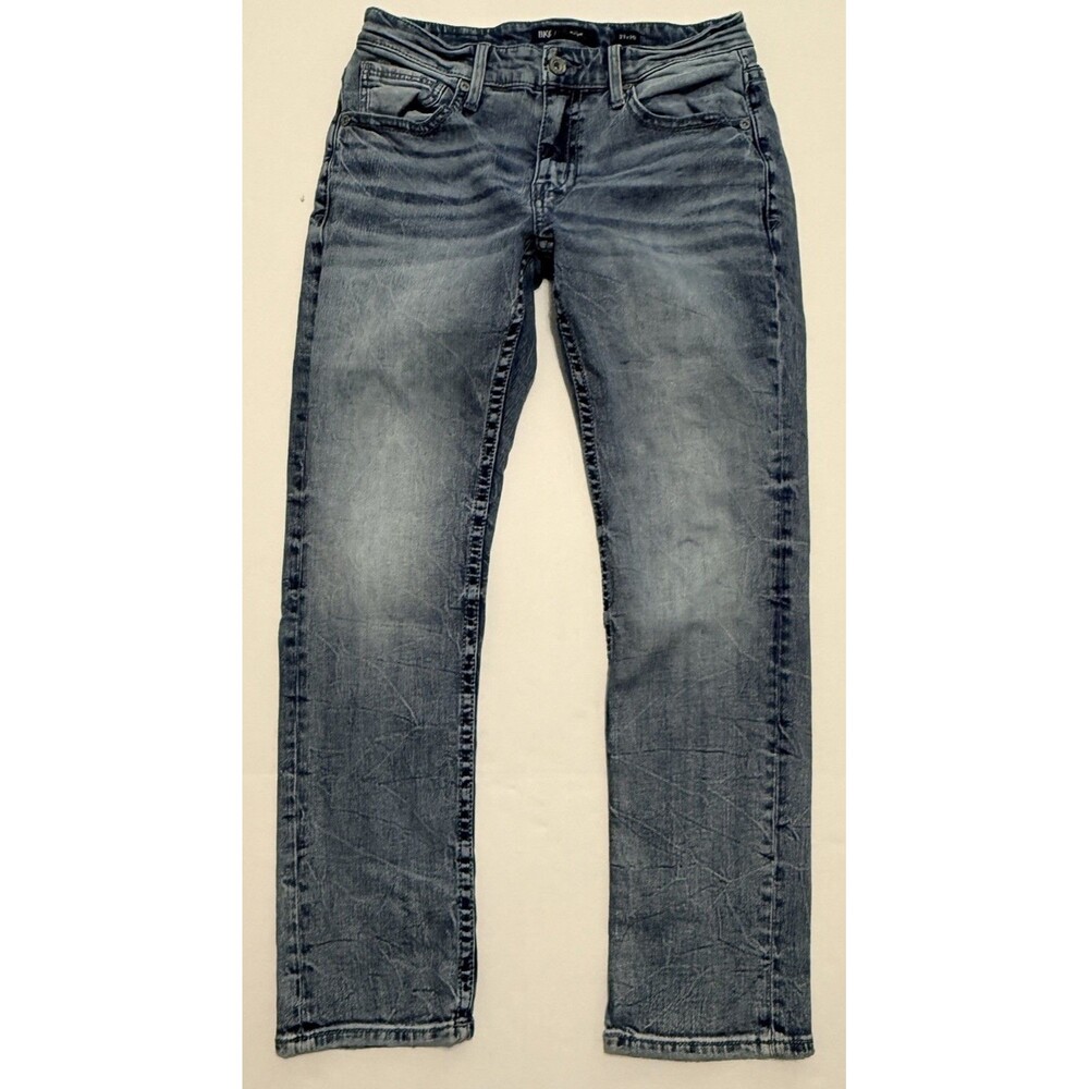 BKE Mason Jeans Men’s 33X30 Fits 32X29 Denim Slim Fit Straight Leg Vintage Fade